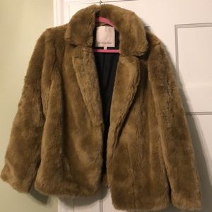 Sunday Best Faux Fur Coat